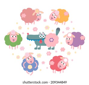 sheep and wolf
