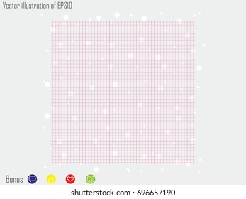 a sheet in a cage, icon, vector illustration eps10