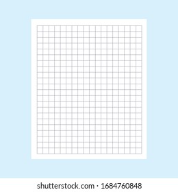 sheet in a cage for writing or sketching