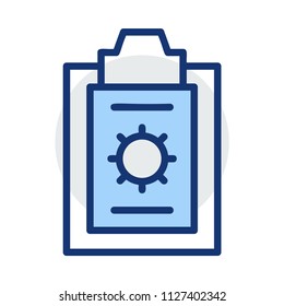 sheet document clipboard 