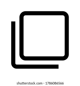 Sheet file icon vector isolated on white background.