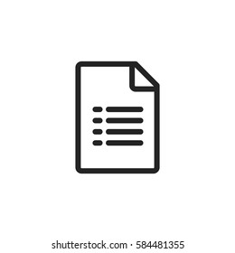 sheet file vector icon