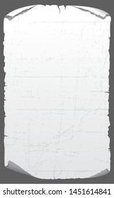 Sheet of grunge paper. Vector illustration.