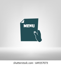 Sheet in hand icon