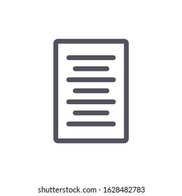 sheet icon design, vector illustration