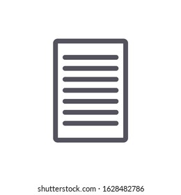 sheet icon design, vector illustration
