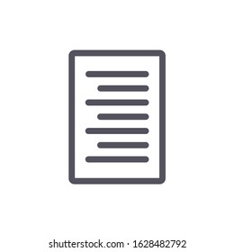 sheet icon design, vector illustration