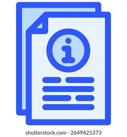 Sheet Icon. Document Information icon symbol. Vector illustration