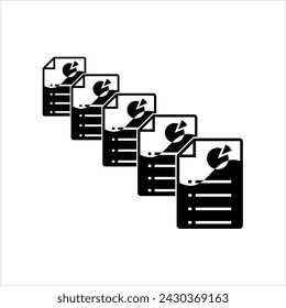 Sheet Icon, Document Icon, Paper Icon Vector Art Illustration