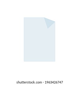 sheet icon template isolated on white background. illustration