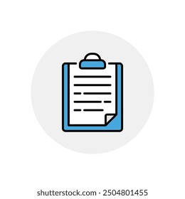 Sheet icon vector stock illustration