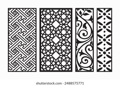 Sheet metal door decoration pattern
