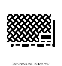 sheet metal manufacturing engineer glyph icon vector. sheet metal manufacturing engineer sign. isolated symbol illustration