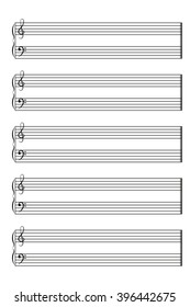 Sheet music books vertical. Vector EPS10