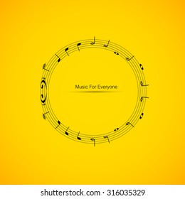 Música de hoja fácil de editar