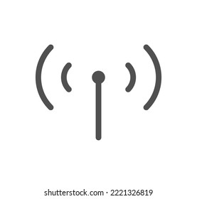 Sheet music and sound icon outline and linear vector.