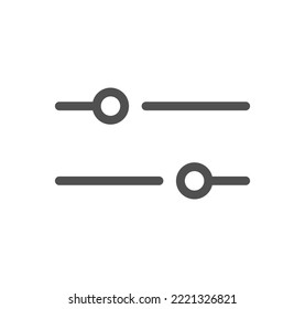 Sheet music and sound icon outline and linear vector.