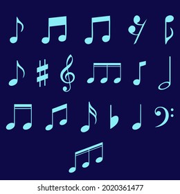 sheet music in various forms