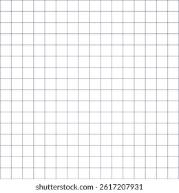 Sheet of notebook in a cage, seamless vector pattern.