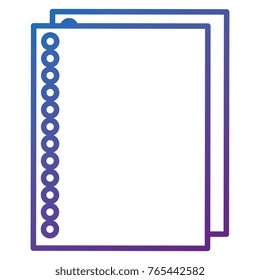 sheet of notebook icon