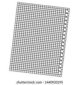 sheet of notebook paper icon