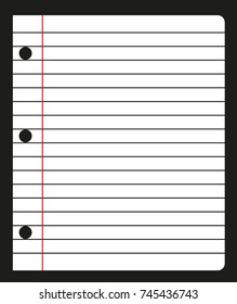 sheet of notepad