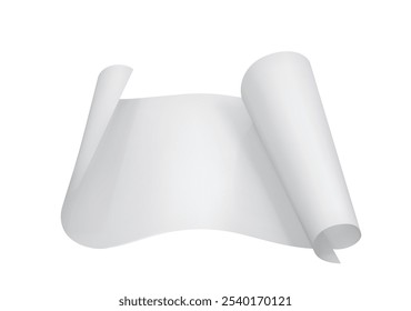 Una hoja de papel para dibujos arquitectónicos. Ilustración vectorial
