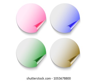 Sheet of paper bent