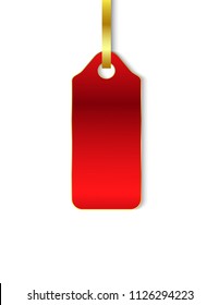 Sheet of paper bent red