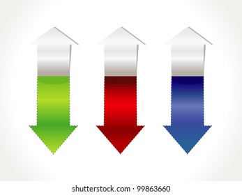 Sheet of paper with the curled, vector