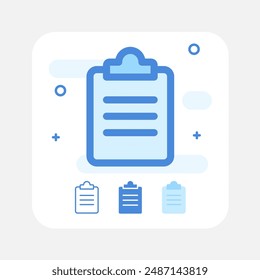 sheet of paper flat icon design