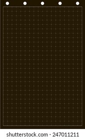 Sheet of paper grid notebook in graph style. Template plotting paper background similar to paper. Eps10 vector illustration