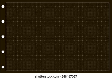 Sheet of paper grid notebook in graph style. Template plotting paper background similar to paper. Eps10 vector illustration