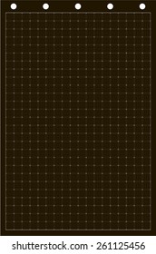 Sheet of paper grid notebook in graph style. Template plotting paper background similar to paper. Eps10 vector illustration