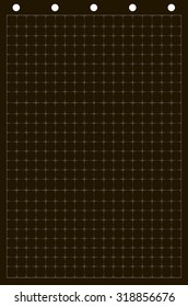 Sheet of paper grid notebook in graph style. Template plotting paper background similar to paper. Eps10 vector illustration