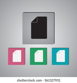 Sheet of paper icon
