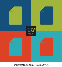 Sheet of paper icon
