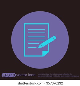 sheet of paper and pen