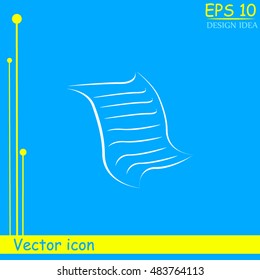  Sheet of paper and pen icon