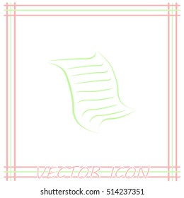  Sheet of paper and pen icon