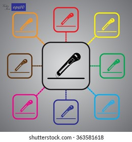 A sheet of paper and stationery knife. Vector illustration.