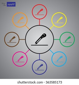 A sheet of paper and stationery knife. Vector illustration.