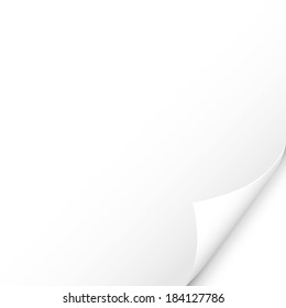 Sheet Of Paper, Vector Illustration - Shutterstock ID 184127786