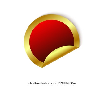 Sheet sticker bent