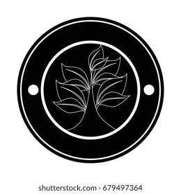 sheet tree round icon