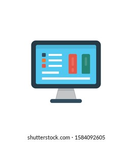 sheet vector flat color icon 