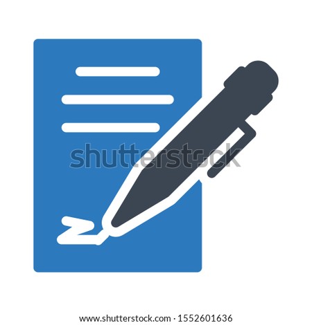 sheet vector glyph colour icon 