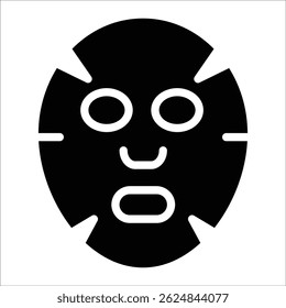 Elemento de icono de máscara de hoja para diseño