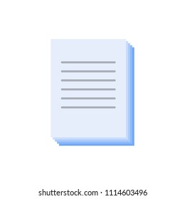 sheets colored icon on white background