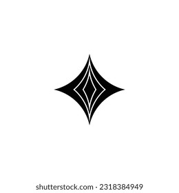 Sheets, geometric symbol simple logo vector